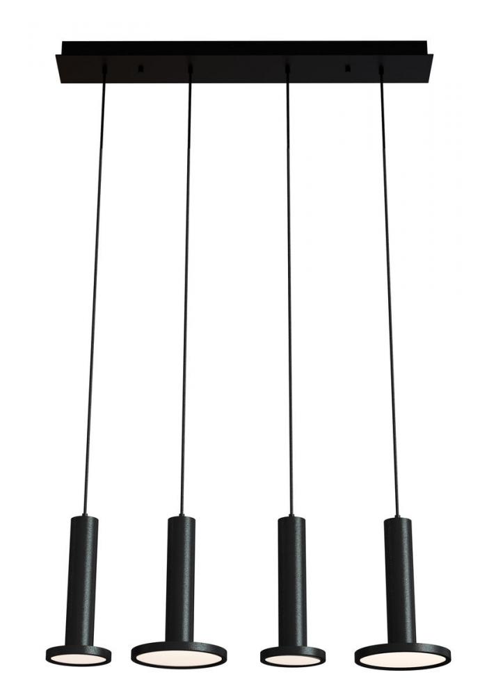 Luna 4 Light LED Linear Pendant