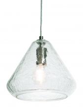  AGP10MBSNCC - Armitage Pendant - Satin Nickel - Clear Crackle