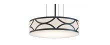  LAKP16MBBK - Lake 3 Light 16'' Pendant, 120V, BK