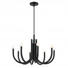  52550BK - Chandelier 8Lt