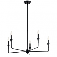  52689BK - Chandelier 5Lt