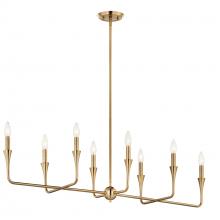  52693CPZ - Linear Chandelier 8Lt