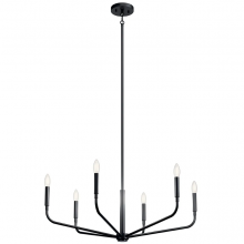  52718BK - Chandelier 6Lt