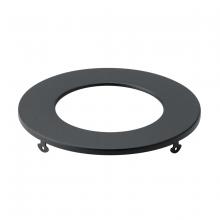 Kichler DLTSL04RBKT - Direct-to-Ceiling Slim Decorative Trim 4 inch Round Textured Black