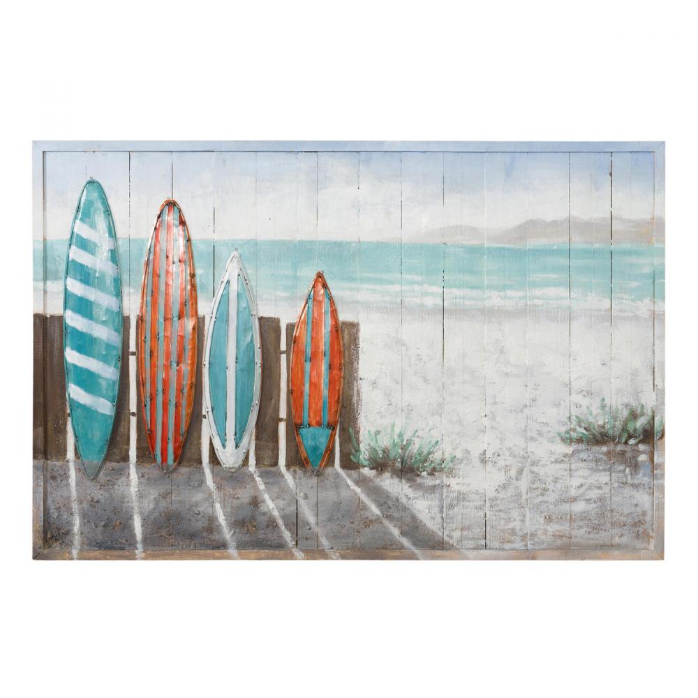 Surfer's Paradise Mixed-Media Wall Art