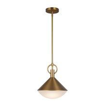  AC11861BR - Abruzzo Collection 1-Light Pendant Brass