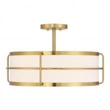  6-4193-4-322 - Chauncey 4-Light Ceiling Light in Warm Brass