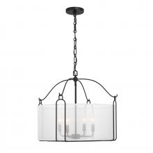  7-1693-4-89 - Ashlay 4-Light Pendant in Matte Black