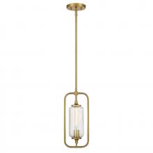  7-3022-1-322 - Holton 1-Light Mini-Pendant in Warm Brass