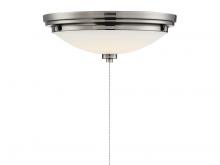 Savoy House FLG-106-187 - 1-Light Fan Light Kit in Brushed Pewter