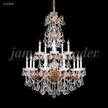  94329GB22 - Madrid Cast Brass 15Light Entry Chandelier