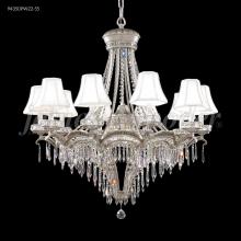  94350PW22-55 - Dynasty Cast Brass 12 Light Chandelier