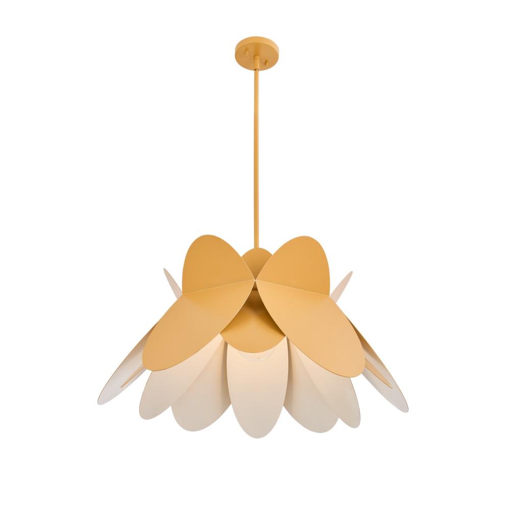 Flor 26 in Harvest Yellow Pendant