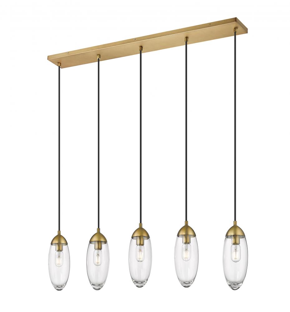 5 Light Linear Chandelier