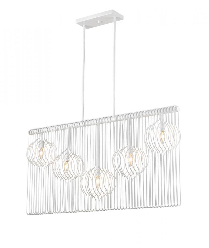 5 Light Linear Chandelier