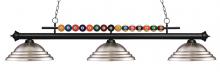 Z-Lite 170MB-SBN - 3 Light Billiard