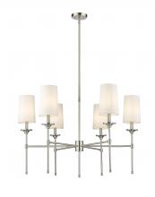 Z-Lite 3033-6BN - 6 Light Chandelier