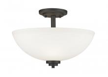  443SF-BRZ - 3 Light Semi Flush Mount