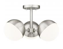  7517-3SF-BN - 3 Light Semi Flush Mount