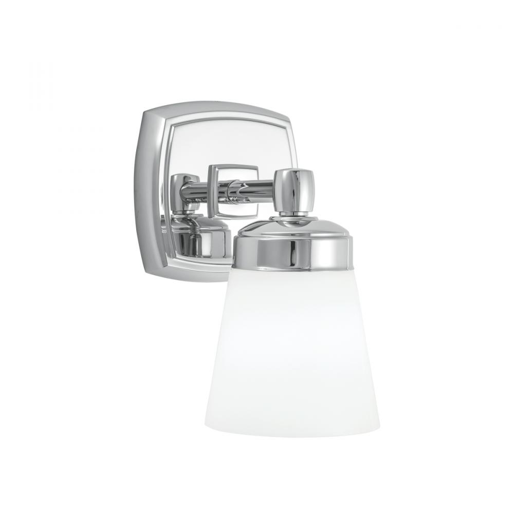 Soft Square Indoor Wall Sconce - Chrome