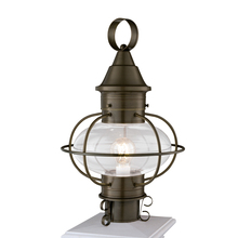Norwell 1611-SI-CL - Classic Onion Outdoor Post Lantern - Sienna with Clear Glass