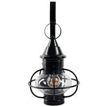 Norwell 1613-BL-CL - Classic Onion Outdoor Wall Light - Black With Clear Glass