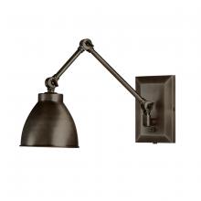 Norwell 8471-AR-MS - Maggie Swing Arm Sconce - Architectural Bronze