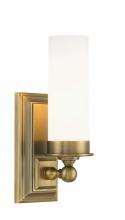 Norwell 9730-AG-MO - Richmond 1 Light Sconce - Aged Brass