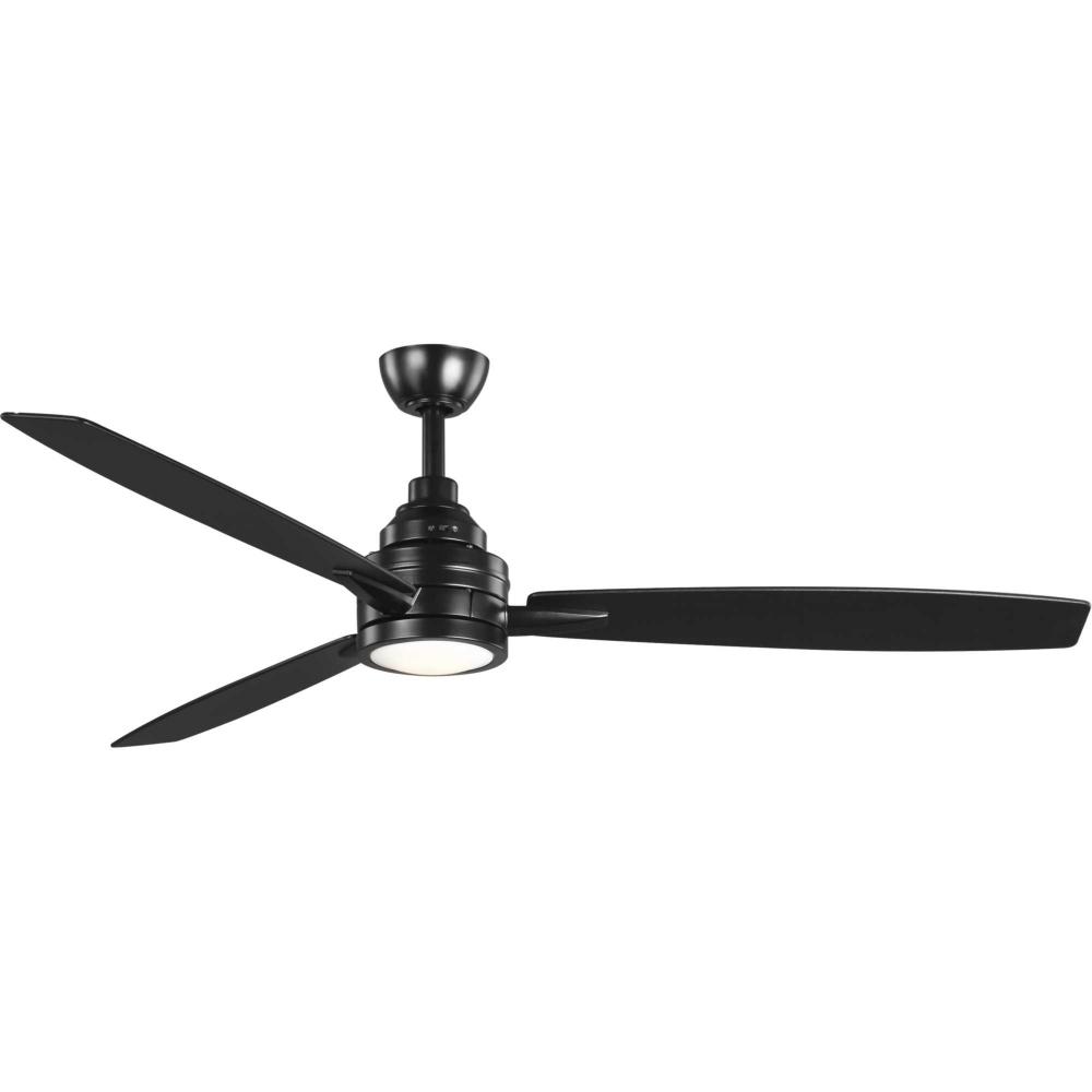 Gaze Collection 60" LED Three-Blade Ceiling Fan