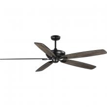 Progress P250070-31M - Kennedale Collection 72-Inch Five-Blade DC Motor Transitional Ceiling Fan Rustic Charcoal/Matte Blac