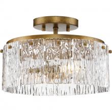 Progress P350268-204 - Chevall Collection Two-Light 12.62 in. Gold Ombre Modern Organic Flush Mount Light