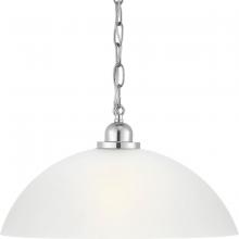 Progress P500149-015 - Classic Dome Pendant Collection One-Light. Pendant