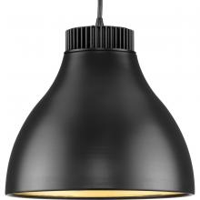 Progress P500372-31M-30 - Radian LED Collection  Modern Matte Black Metal Pendant