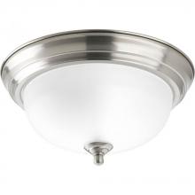  P3924-09ET - One-Light Dome Glass 11-3/8" Close-to-Ceiling