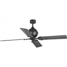 Progress P250010-080 - Royer Collection 56" Four-Blade Forged Black Ceiling Fan