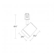  J-7011-CS-BK - Ocularc 7011 - 5CCT Track Luminaire