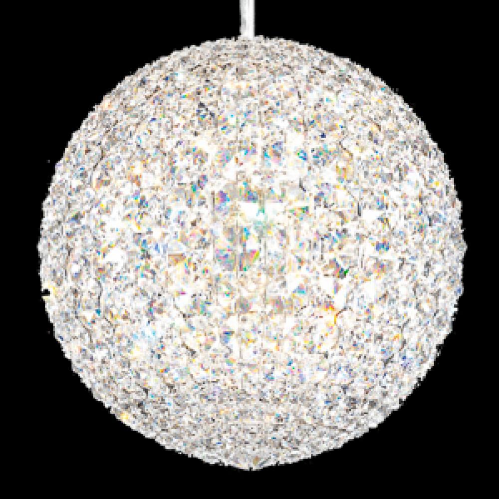 Da Vinci 16 Light 110V Pendant in Stainless Steel with Clear Crystals From Swarovski®