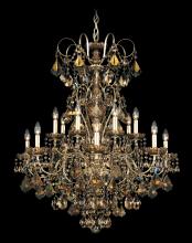  3658-22H - New Orleans 14 Light 120V Chandelier in Heirloom Gold with Clear Heritage Handcut Crystal