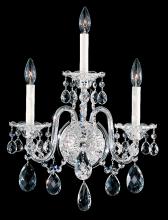  2992-40R - Sterling 3 Light 120V Wall Sconce in Polished Silver with Clear Radiance Crystal