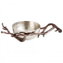  09823 - Bough Bowl|Nickel& Bronze