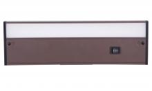  CUC1012-BZ-LED - 12" Under Cabinet LED Light Bar in Bronze