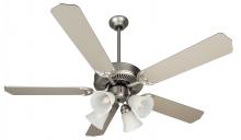  CDU203BN-CFL - Four Light Bn - Brushed Nickel Alabaster Glass Fan Motor Without Blades