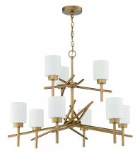  54629-SG - Cadence 9 Light Chandelier in Soft Gold