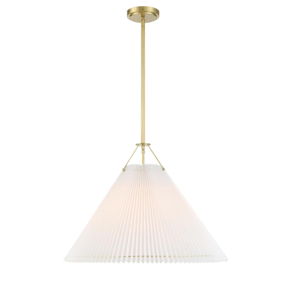 Gamma 1 Light Aged Brass Chandelier