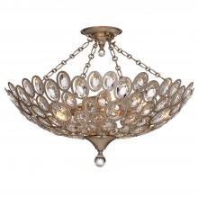  7587-DT_CEILING - Sterling 5 Light Distressed Twilight Semi Flush Mount