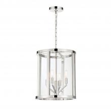  DEV-B8004-PN - Libby Langdon Devon 4 Light Polished Nickel Mini Chandelier