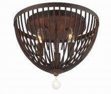  DUV-620-FB - Duval 3 Light Forged Bronze Flush Mount