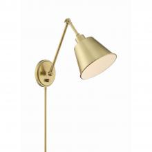  MIT-A8020-AG - Mitchell 1 Light Aged Brass Task Sconce