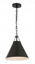  XAV-B8301-MK - Xavier 1 Light Matte Black Mini Pendant