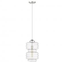  IN31302PN - Ballina 1-Light Polished Nickel Mini-Pendant